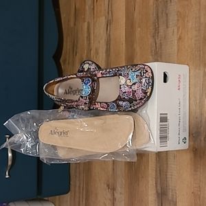 Womens cat print Alegria shoes